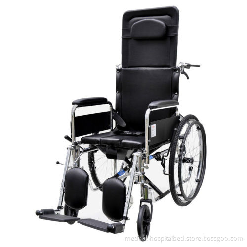Mobile Adjustable Foldable Elderly Wheelchair For Medical Home Care